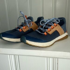 OluKai Women's Sneakers - Navy, Tan, and Orange